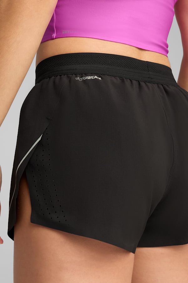 RACEDAY ULTRAWEAVE 3" Split Shorts Women, PUMA Black, extralarge